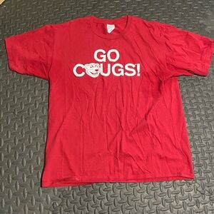 Port and Company Vibrant Red Graphic Tee